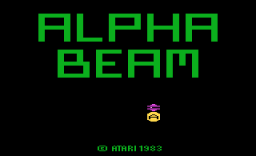 Alpha Beam with Ernie Title Screen